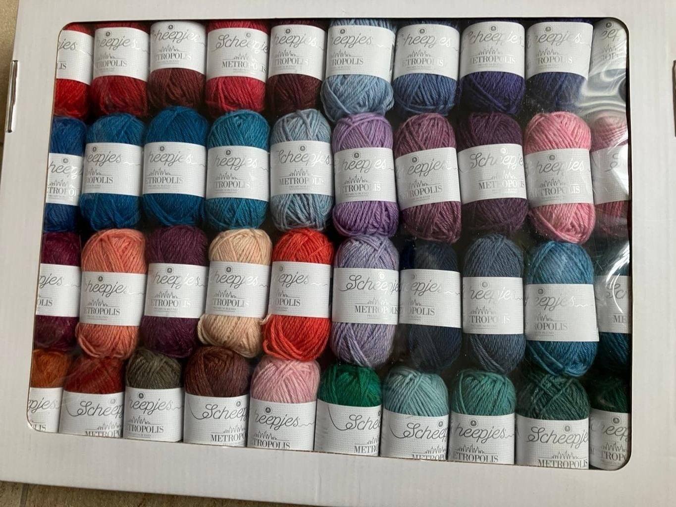 Scheepjes Metropolis Colour Pack, alle 80 kleuren, Ophalen of Verzenden, Nieuw, Breien of Haken, Wol of Garen