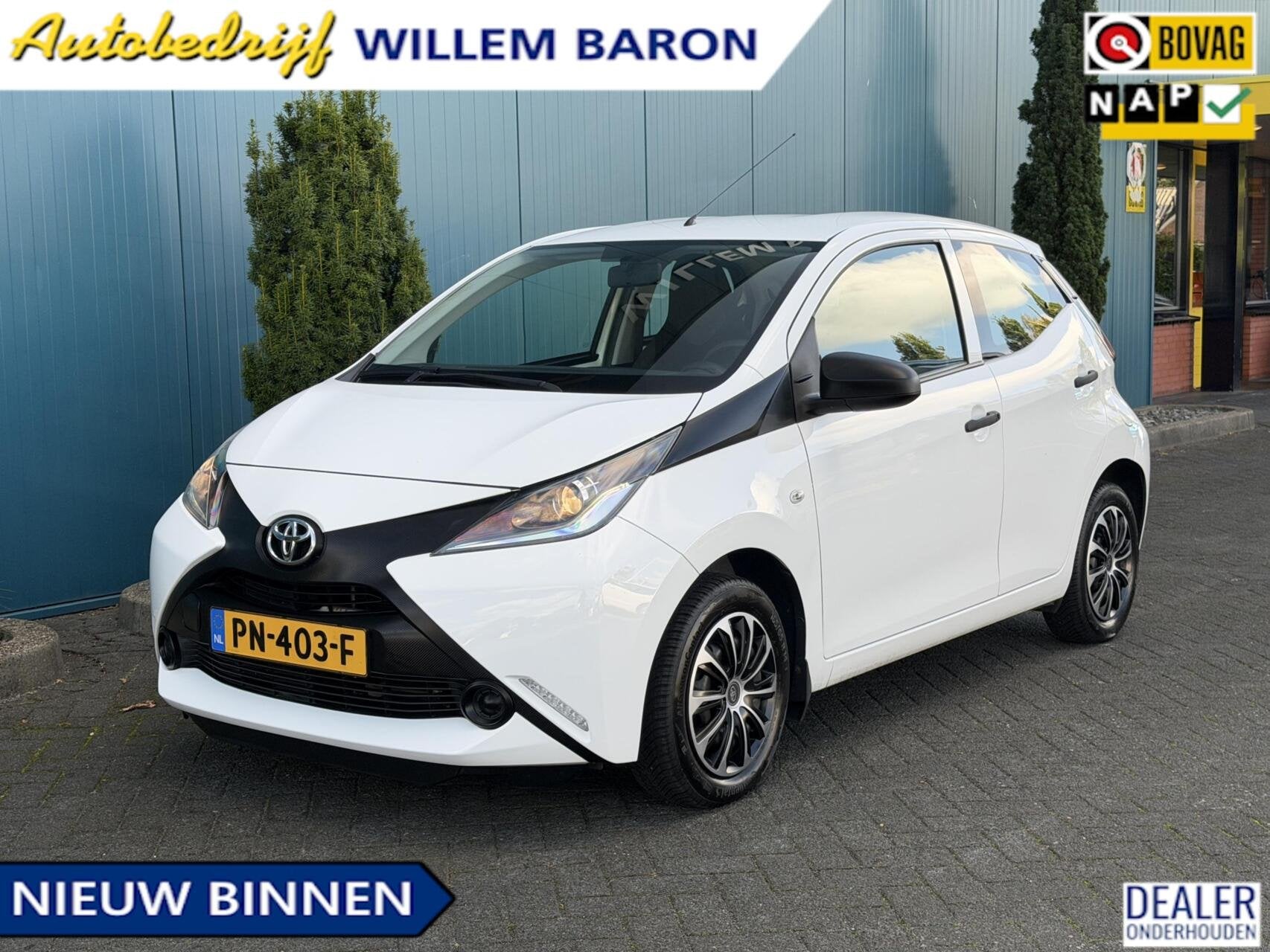 Toyota Aygo 1.0 VVT-i X AC | BLUETOOTH | NAP | DEALER.O.H., Voorwielaandrijving, 12 maanden, Stof, 4 stoelen