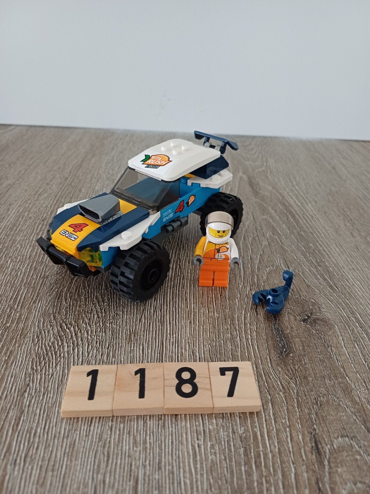Lego City Woestijn Rally 60218, Ophalen of Verzenden, Gebruikt
