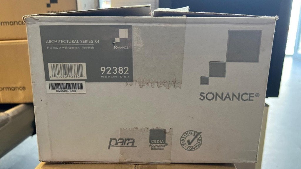 Sonance Architectural Series X4 inbouwspeakers, Speakerset, Nieuw, 60 tot 120 watt, Ophalen