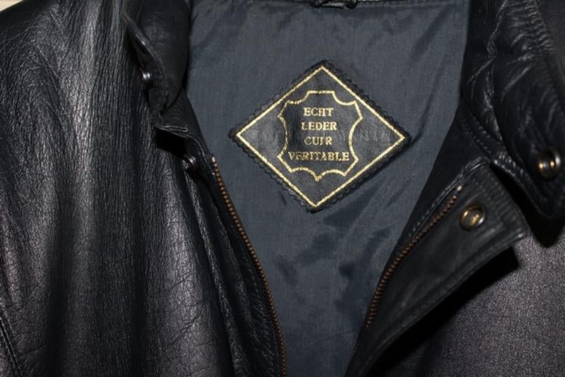 zwarte leren Jas, Kleding | Dames, Ophalen, Zwart, Maat 46/48 (XL) of groter, Onbekend