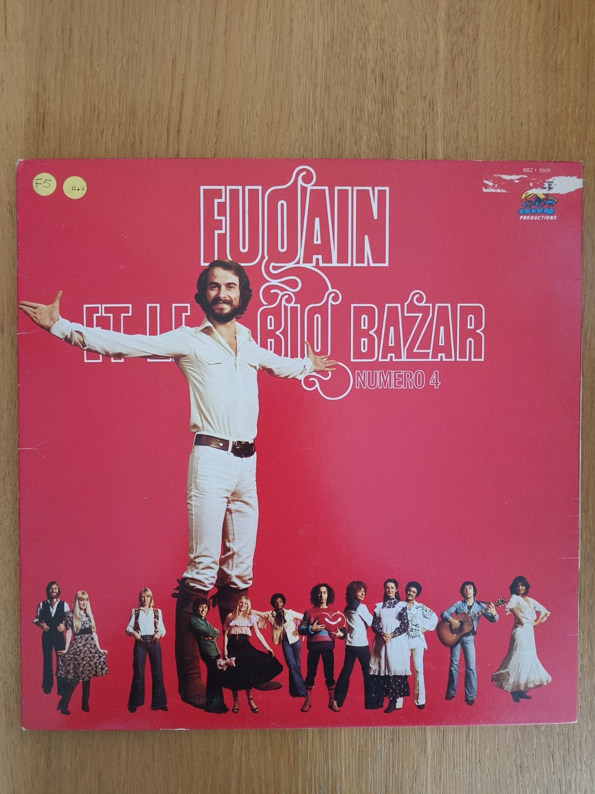 Michel Fugain et Le Big Bazar - Numéro 4 (Vinyl), Ophalen of Verzenden, Gebruikt, Album, Chanson