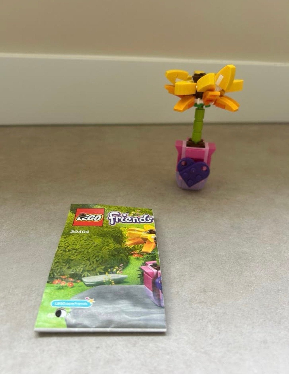 LEGO Friends Zonnebloem Set 30404 met Boekje, Ophalen of Verzenden, Zo goed als nieuw