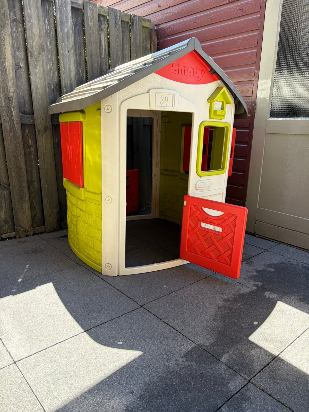 Smoby speelhuis netals nieuw, Ophalen, Zo goed als nieuw, Kunststof