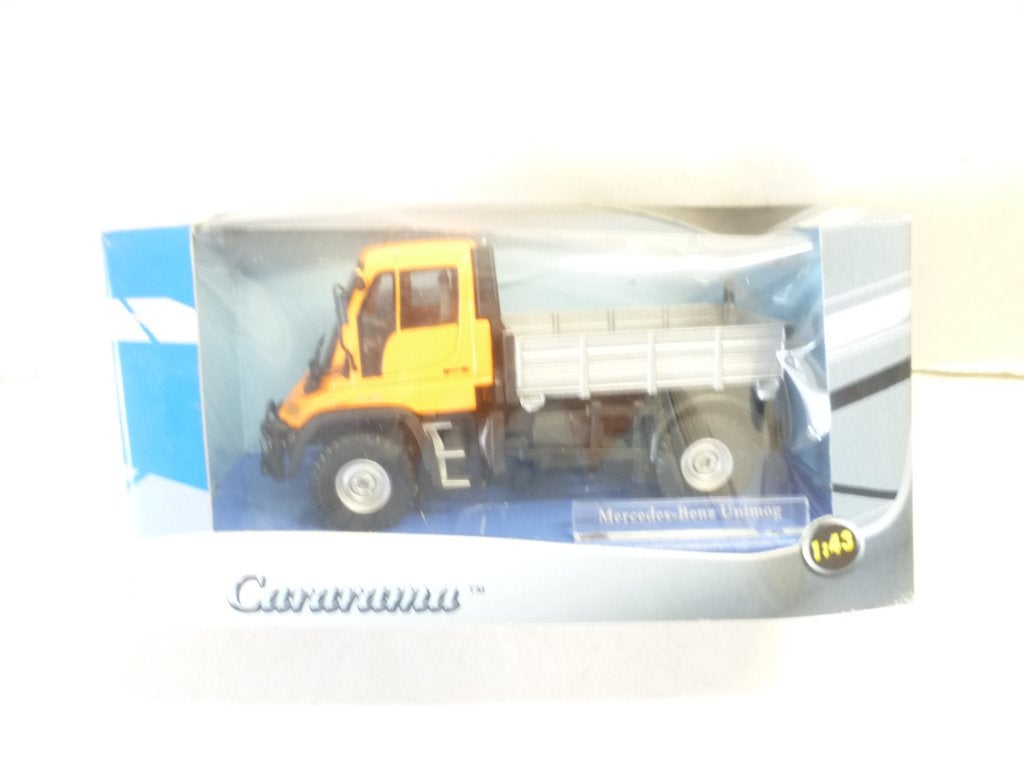 Cararama Mercedes Unimog open laadbak 1:43 modelauto., Ophalen of Verzenden, Nieuw, Bus of Vrachtwagen, Overige merken