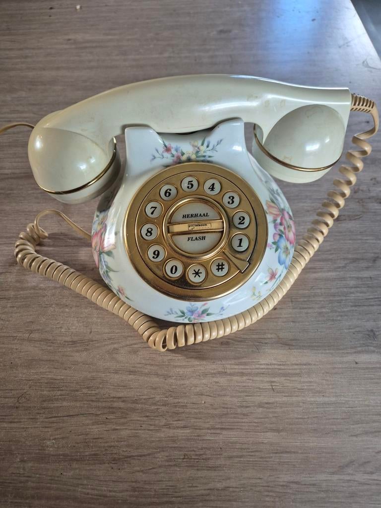 Vintage PTT Telecom Wales Constance Telefoon, Telecommunicatie, Ophalen of Verzenden, Gebruikt, 1 handset