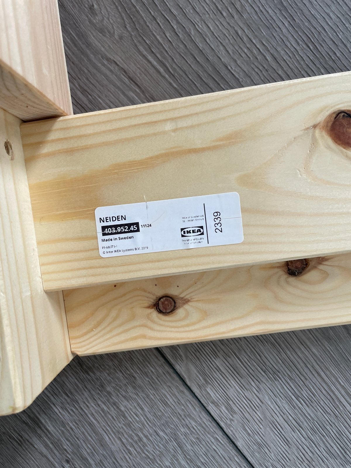 IKEA NEIDEN eenpersoonsbed met lattenbodem LUROY, Ophalen, Gebruikt, 90 cm, 200 cm