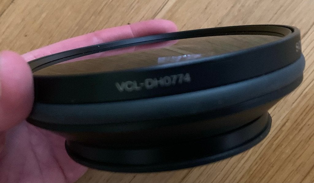 Sony Wide Conversion lens x0.75 VCL-DHO774 VCL-DH0774, Ophalen of Verzenden, Zo goed als nieuw, Sony, Telelens