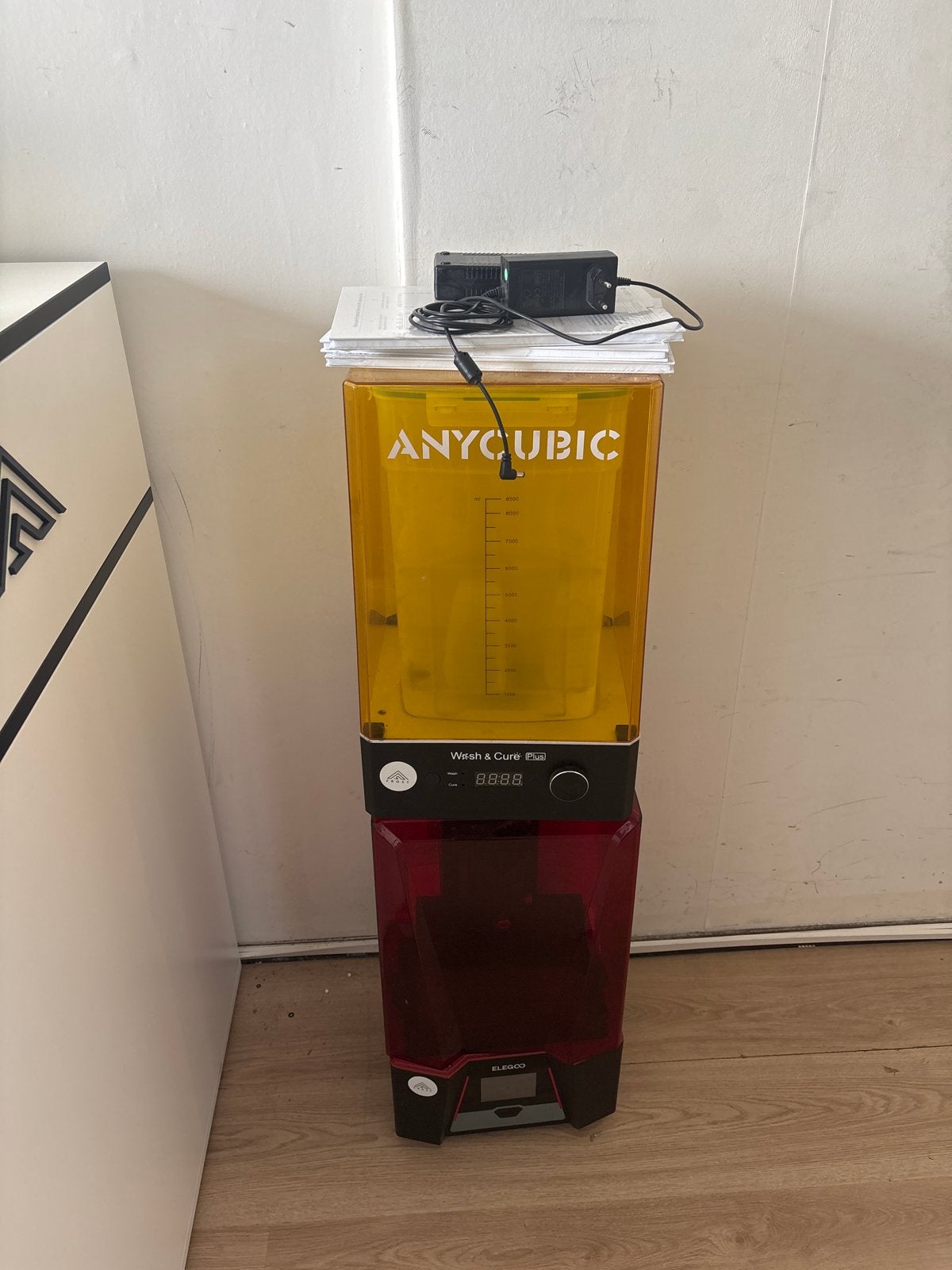 Elegoo Saturn 8k 3D-printer met Anycubic Wash & Cure Plus, Computers en Software, 3D Printers, Ophalen, Gebruikt, Resin/Hars