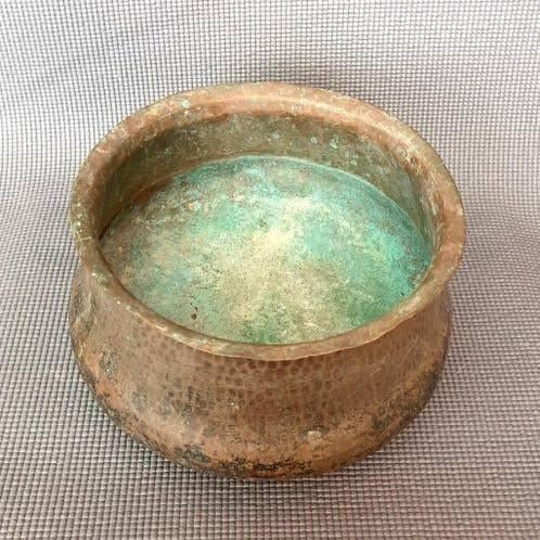 Antieke Oosterse koperen ketel / pan, Ophalen of Verzenden