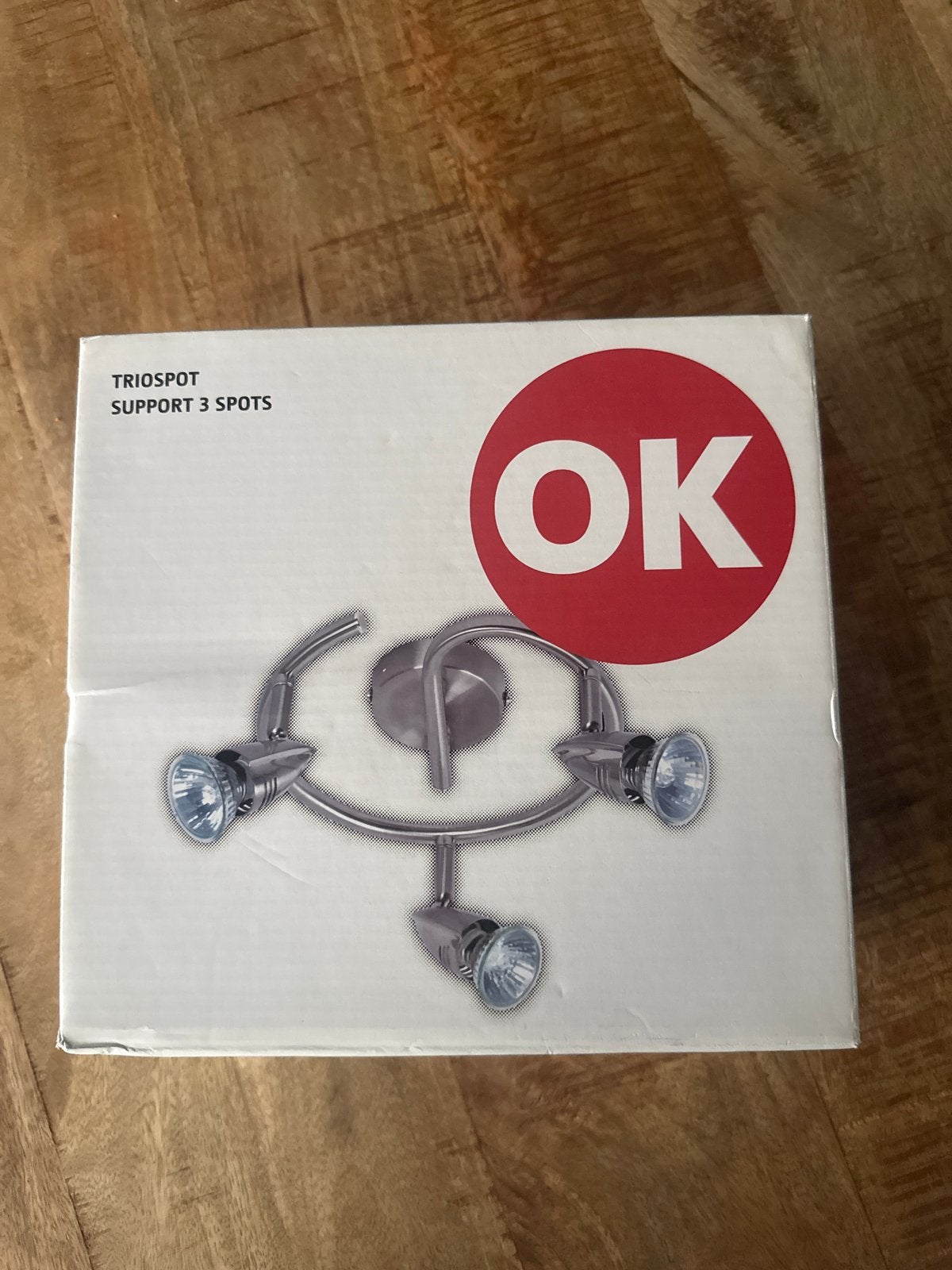 OK Opbouwspot 3-lichts GU10, GU10, Opbouwspot, Overige merken, Nieuw