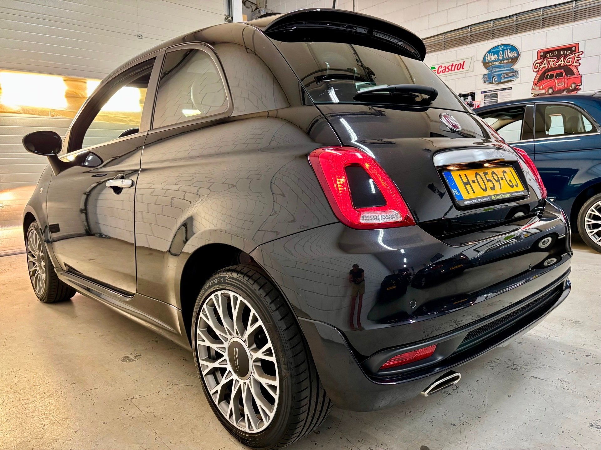 Fiat 500 1.2 Rockstar Bj.20|Clima|Pano|Carplay|Leer|Pdc|Vol, Voorwielaandrijving, Dealer onderhouden, Gebruikt, 4 cilinders