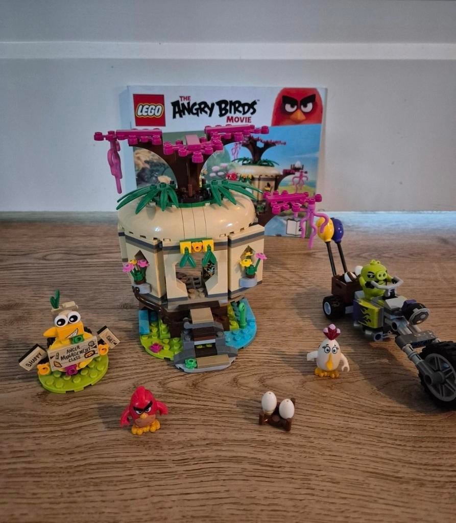 Lego Angry Birds 75823 Bird Island Egg Heist - Compleet, Ophalen of Verzenden