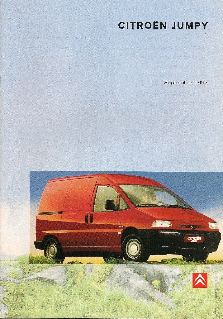 Folder Citroën Jumpy, september 1997, Ophalen of Verzenden, Nieuw, Citroën