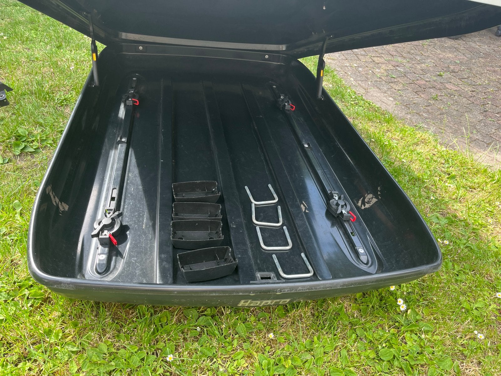 Hapro Carver 4.4 Dakkoffer - Ruime en Betrouwbare Bagagebox, Auto diversen, Dakkoffers, Ophalen, Gebruikt