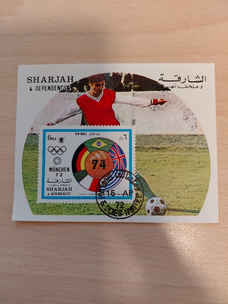 Sharjah voetbal Olympische Zomerspelen van 1972 in München, Verzenden, Sport