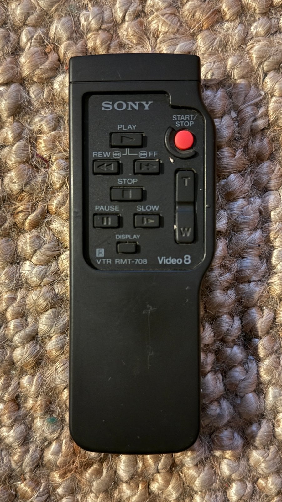 Sony RMT-708 afstandsbediening voor Video8 Hi8 camcorder, Ophalen of Verzenden, Zo goed als nieuw, Origineel