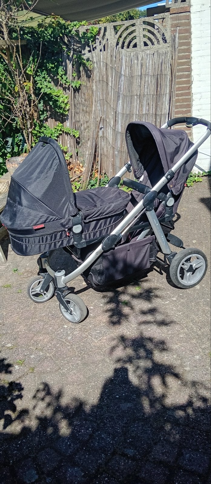 Gebruikte duowagen met reiswieg en extra zitje, Gebruikt, Duowagen, Combiwagen, Ophalen