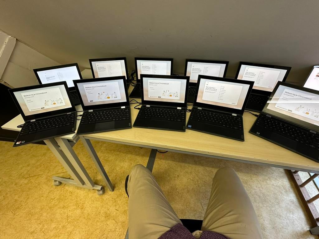 Partij Lenovo 300e  chromebook 10x, Computers en Software, Chromebooks, Touchscreen, Ophalen of Verzenden, 32 GB of minder, 11 inch