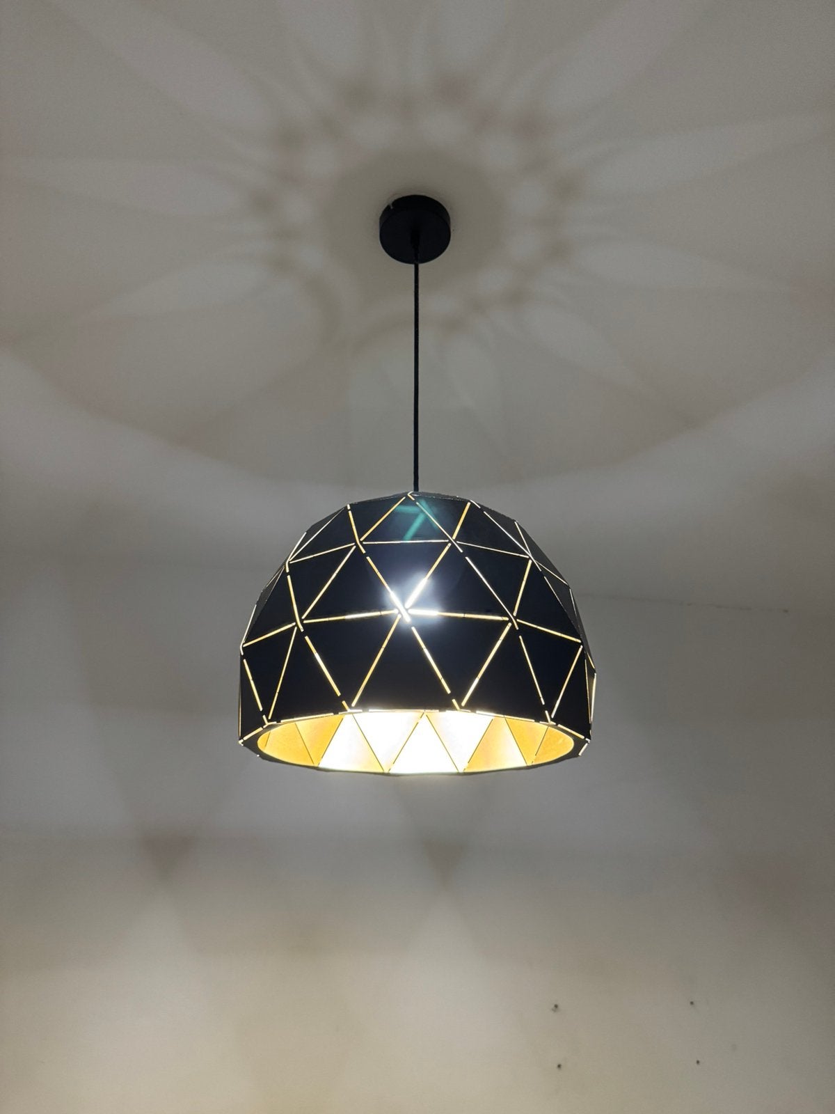 Hanglamp zwart, Ophalen, Gebruikt
