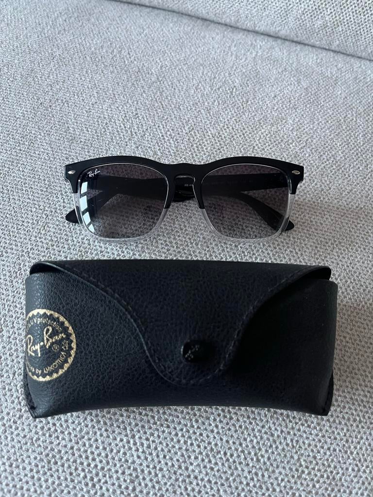 Ray-Ban Wayfarer Street Neat Zonnebril met hoesje, Zonnebril, Zwart, Nieuw, Ophalen of Verzenden
