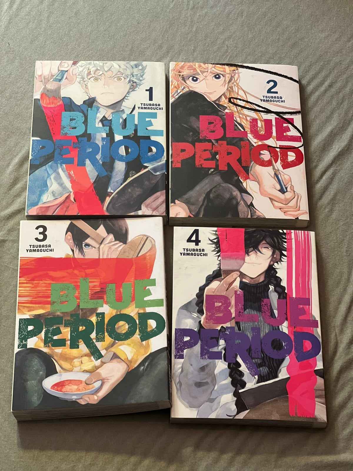 Blue period manga 1-4, Boeken, Ophalen of Verzenden, Zo goed als nieuw, Make-up en Cosmetica