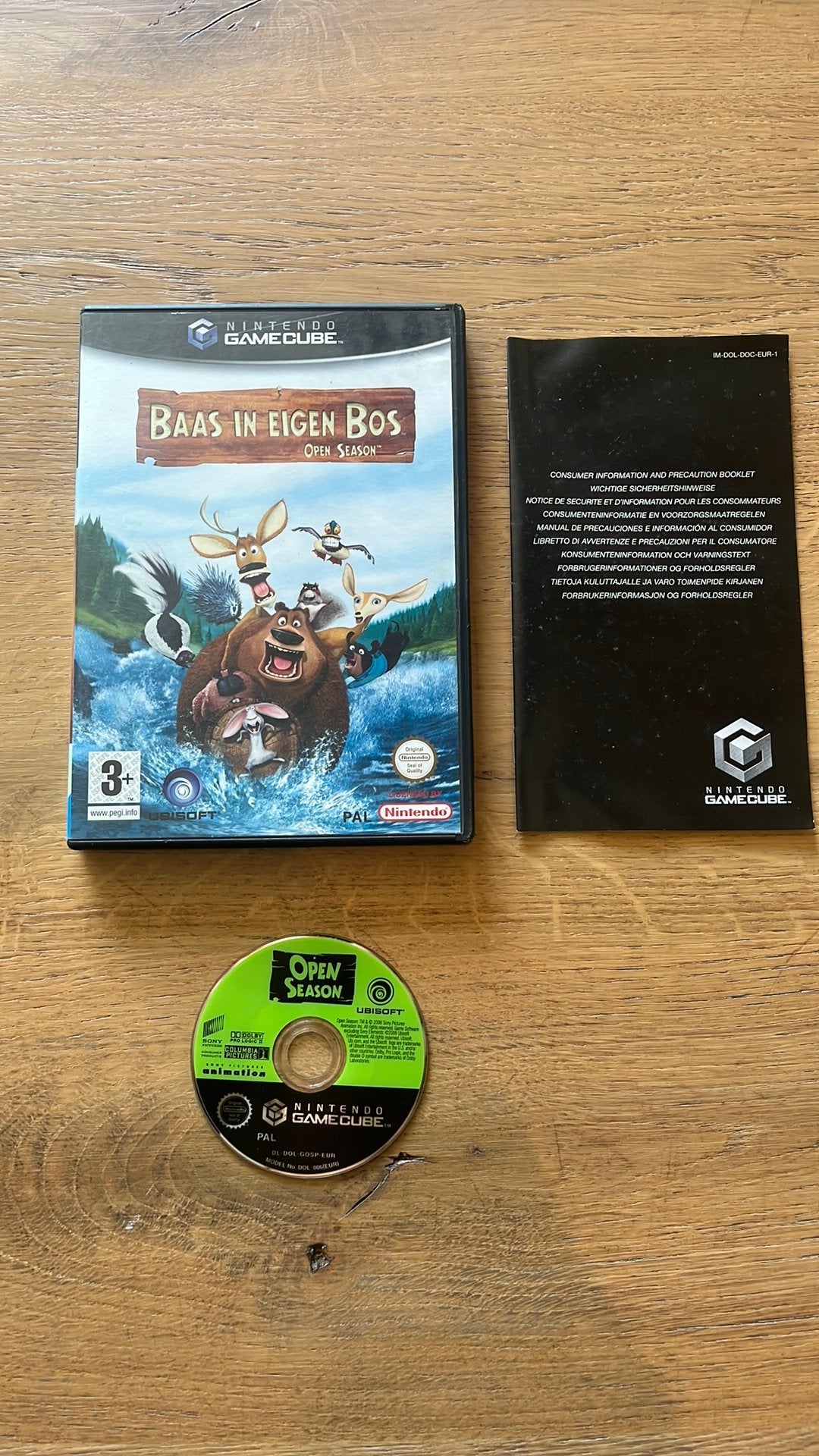 Baas in Eigen Bos Open Season-Nintendo GameCube, Spelcomputers en Games, Games | Nintendo GameCube, Avontuur en Actie, Gebruikt