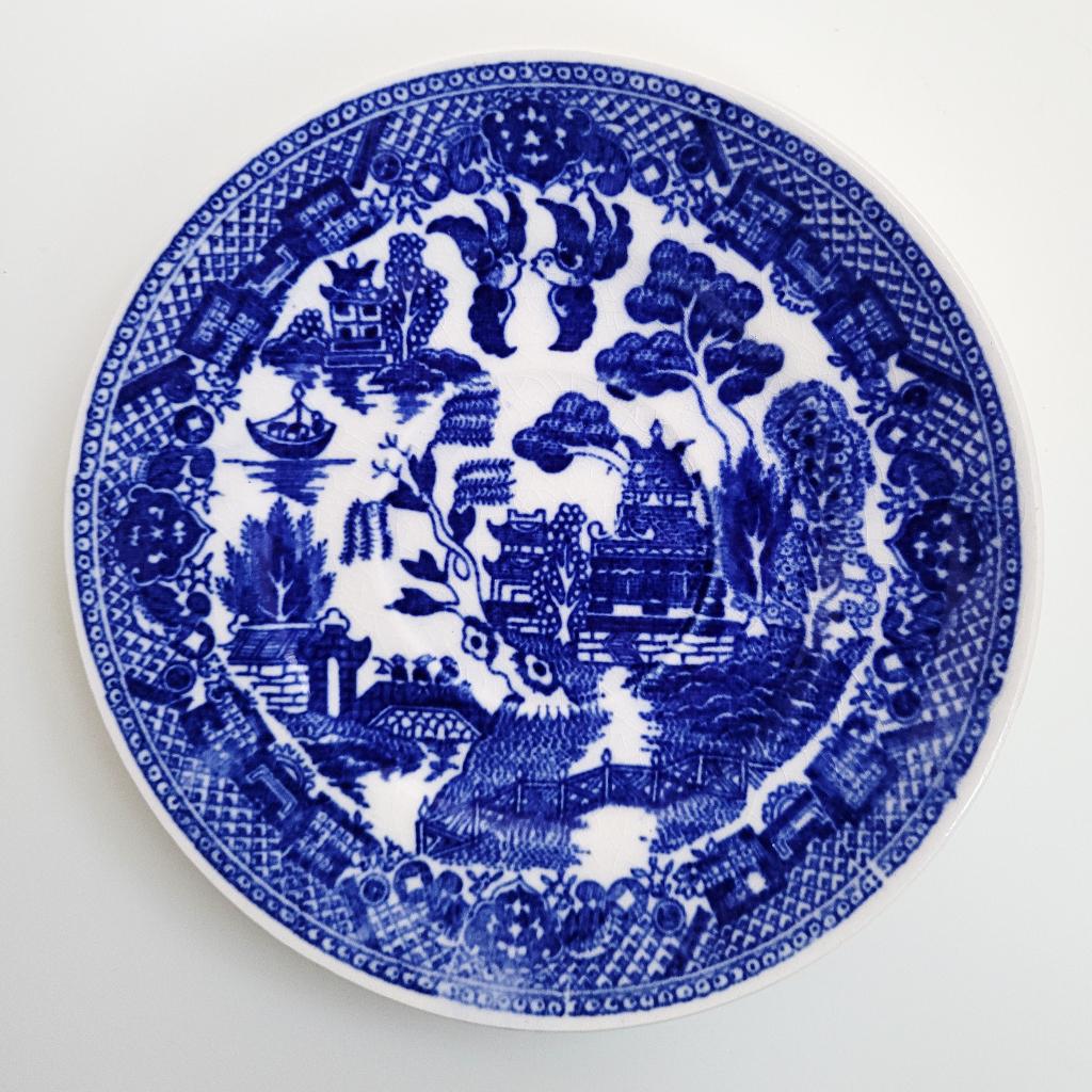 Blue Willow schotel, Ophalen of Verzenden