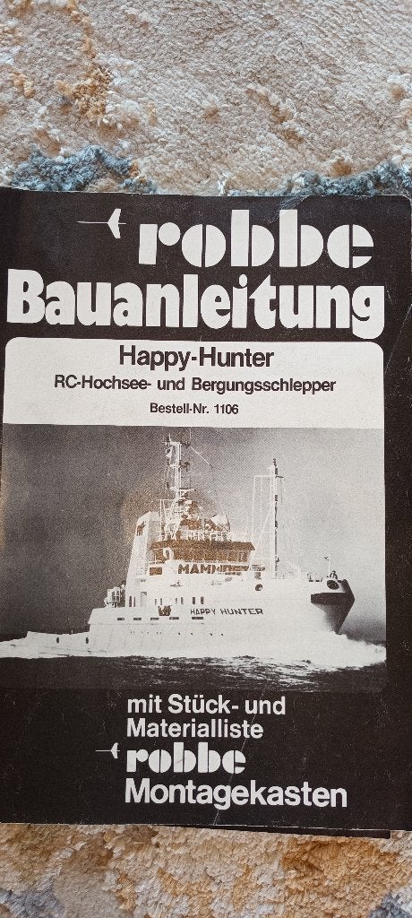 Bouwtekening en -beschrijving Happy Hunter, Verzenden, Gebruikt, 1:32 tot 1:50