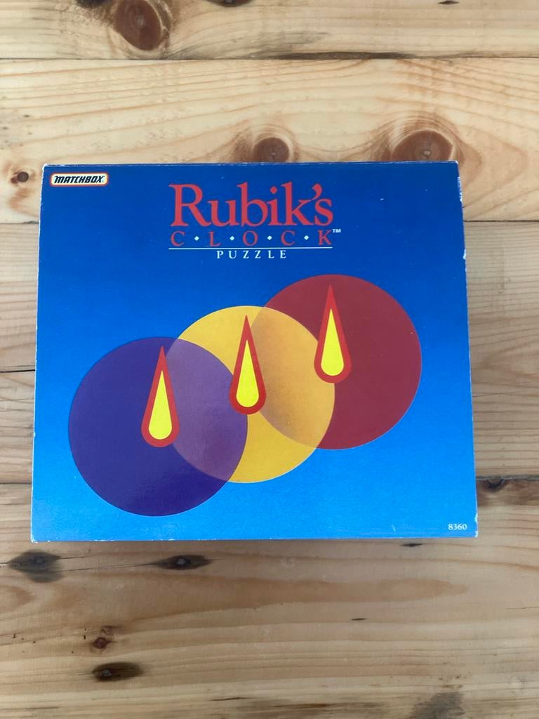 Rubik's Clock Puzzle - Matchbox, Ophalen of Verzenden, Zo goed als nieuw, Puzzelen