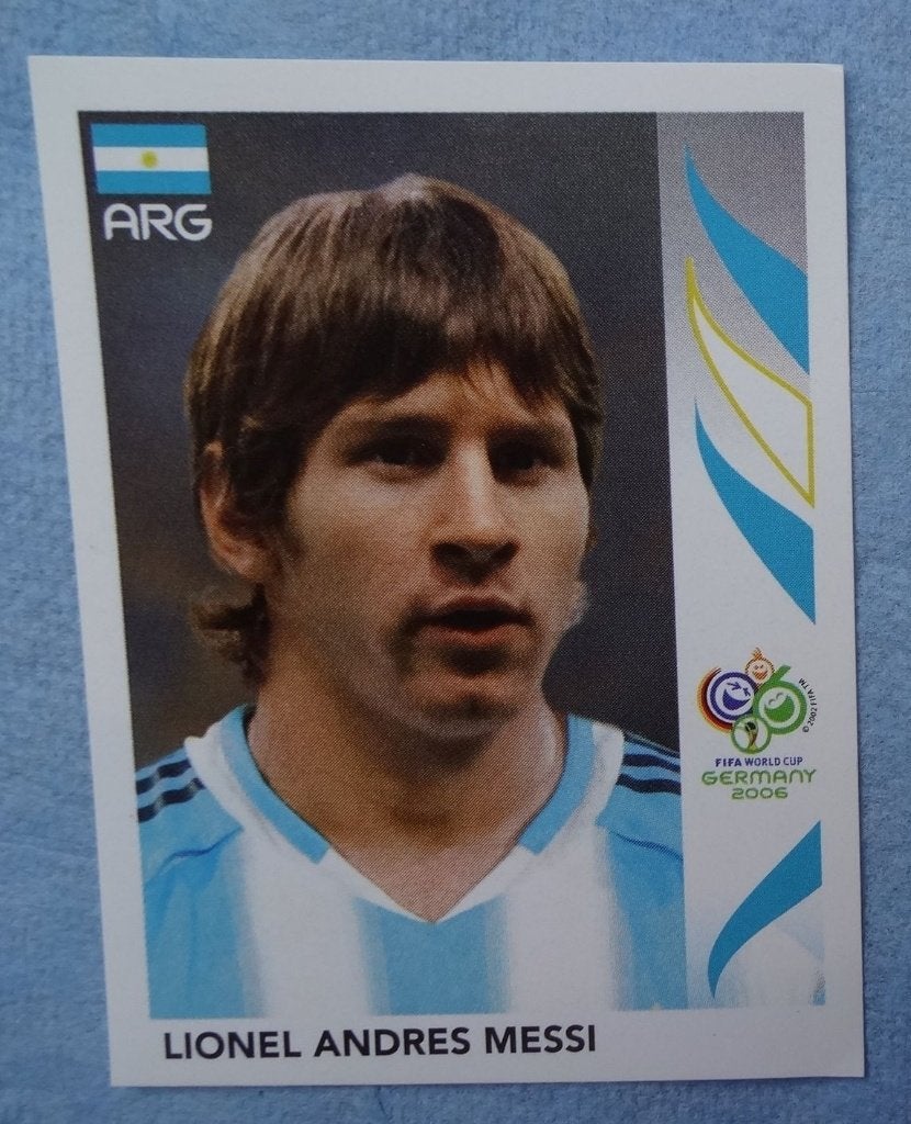 Panini plaatje   LIONEL MESSI   nr 185  WK 2006 Duitsland, Ophalen of Verzenden, Nieuw, Plaatje
