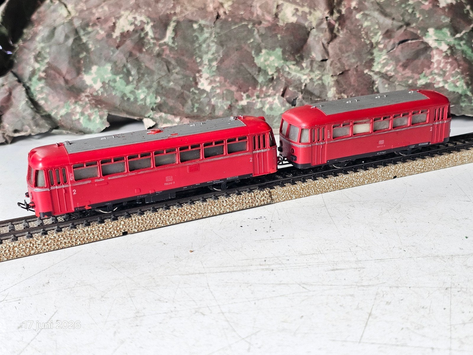 Märklin H0 Railbus - Rode Schienenbus, Wisselstroom, Gebruikt, Locomotief, Ophalen of Verzenden