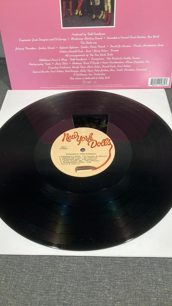 New York Dolls, Cd's en Dvd's, Vinyl | Rock, Overige genres, Ophalen of Verzenden, Zo goed als nieuw, Inclusief binnenhoes