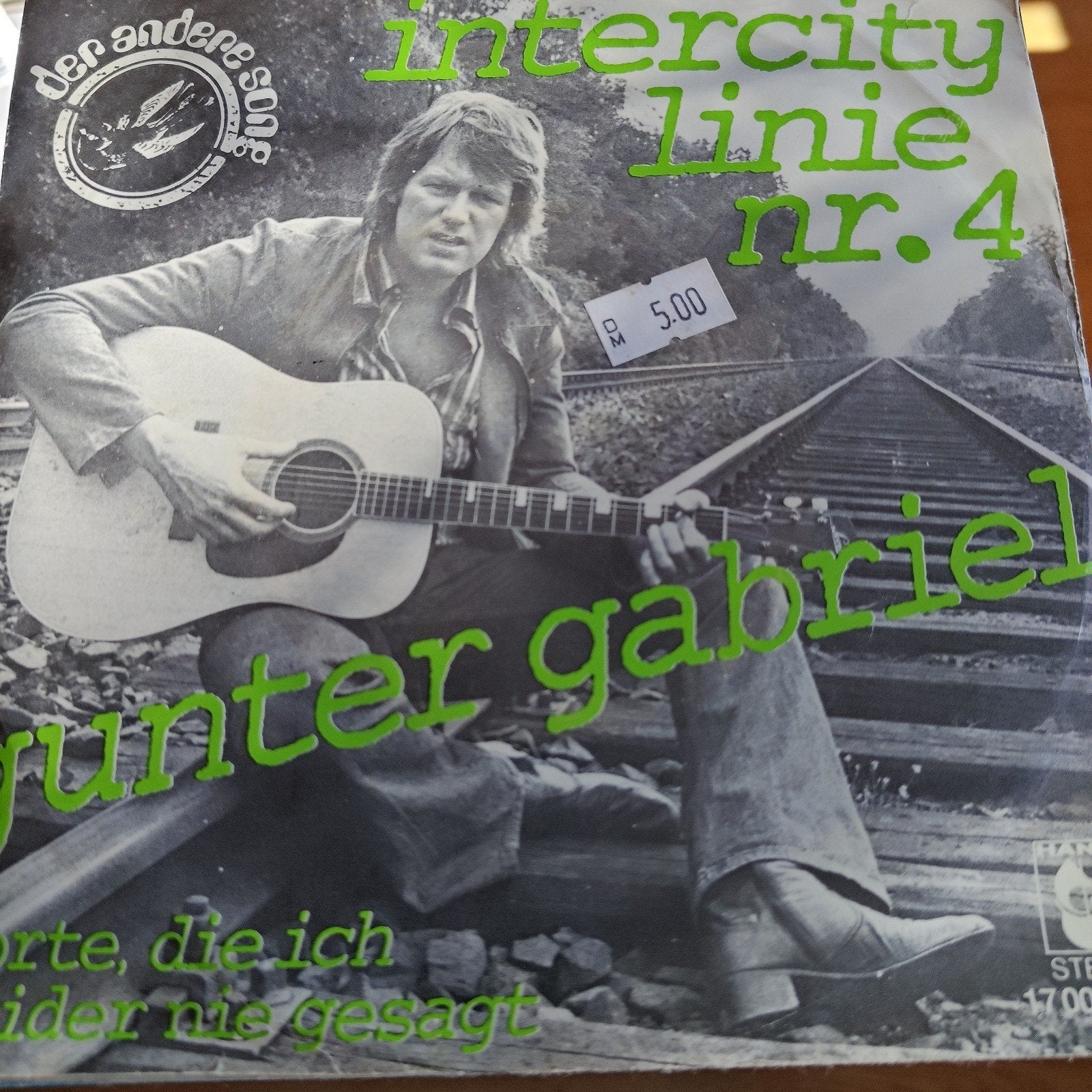 Günter Gabriel - Intercity Linie Nr. 4 (Vinyl Single), Cd's en Dvd's, Gebruikt, 7 inch, EP, Schlager