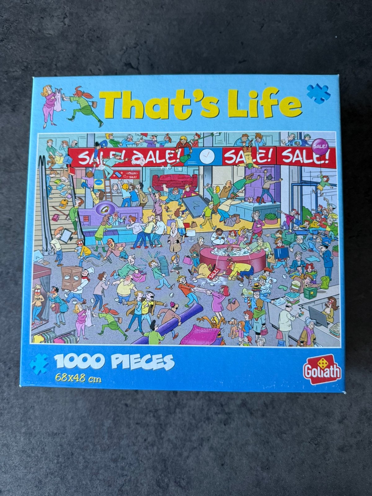 That's Life' legpuzzel van Goliath met 1000 stukjes., Ophalen, 500 t/m 1500 stukjes, Zo goed als nieuw