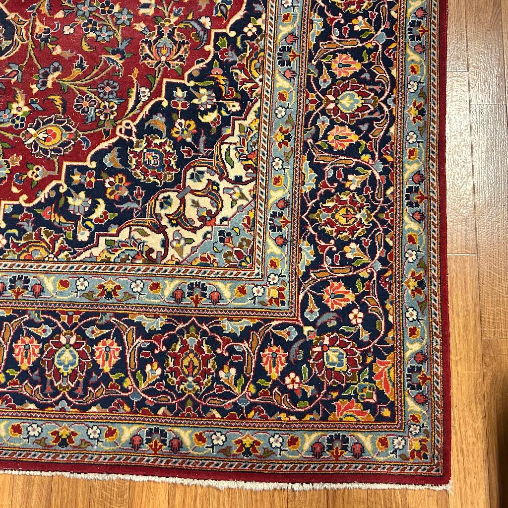 Trendy Origineel Perzisch tapijt Kashan 331 x 217 vloerkleed, Ophalen, TTM Wonen, Meubels – (Perzische) Tapijten en Woonaccessoires