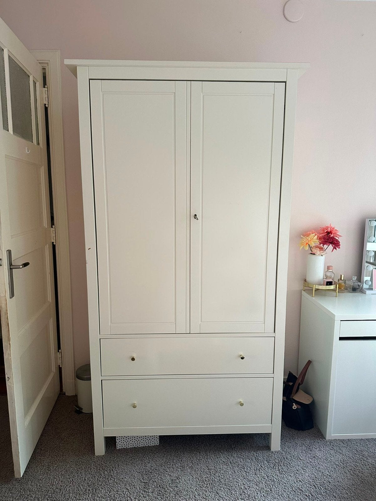 Hemnes kledingkast, Ikea, Gebruikt, 100 tot 150 cm, Landelijk, 150 tot 200 cm