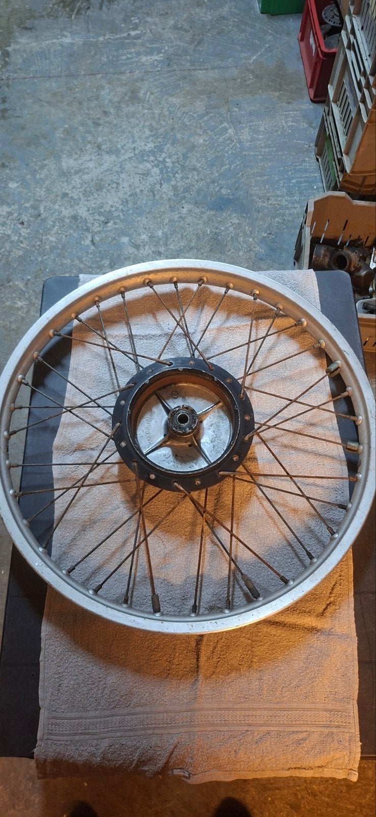 honda cr/xl/xr 23inch voorwiel 1979/1981, Motoren, Ophalen of Verzenden