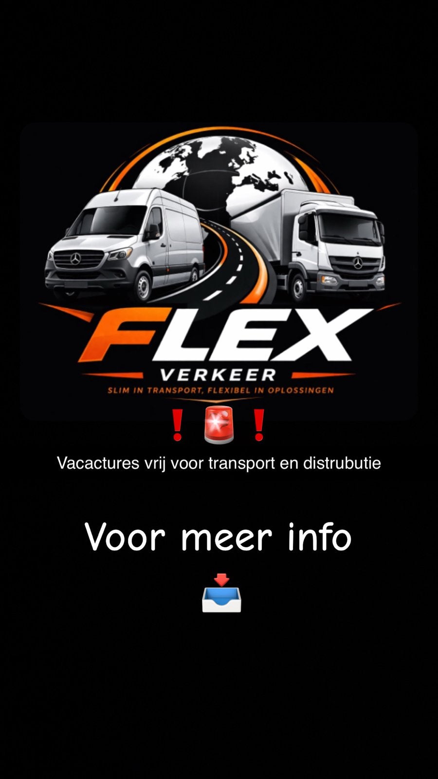 Vacature transport, Variabele uren, Starter, Overige vormen