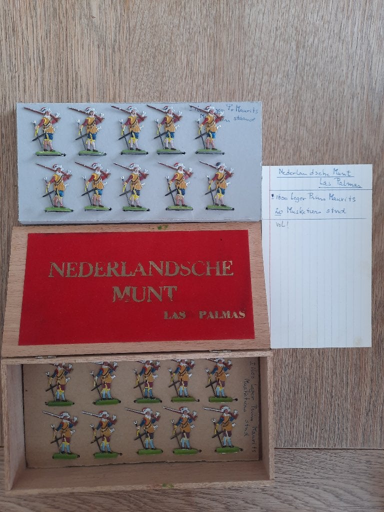 Kieler Zinnfigure.  1600 Leger Prins Maurits, Ophalen of Verzenden, Landmacht, Nederland, Embleem of Badge