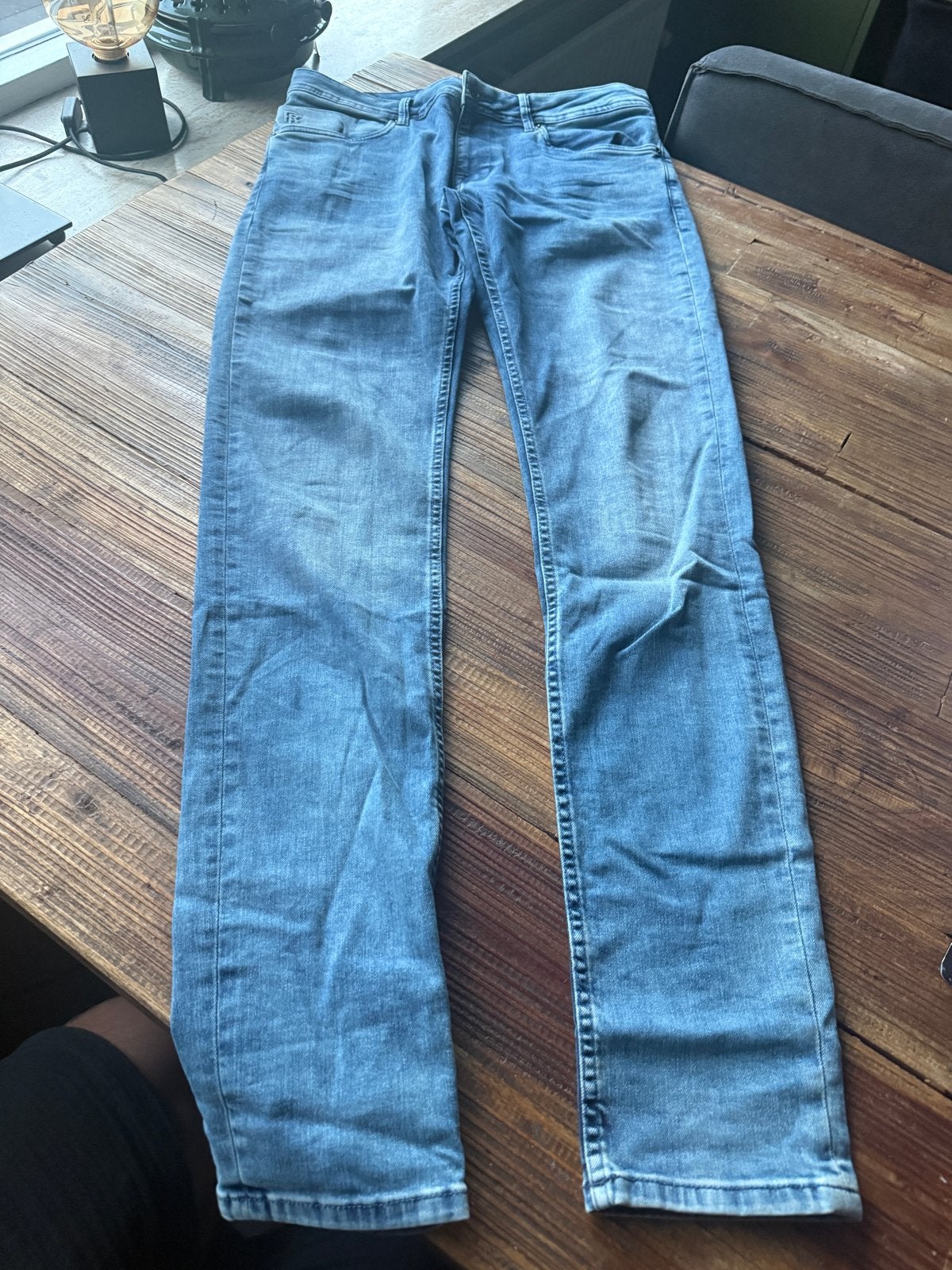 Refill Leroy Skinny Fit Jeans W33/34, Kleding | Heren, Ophalen of Verzenden, Gedragen, Blauw, W33 - W34 (confectie 48/50)