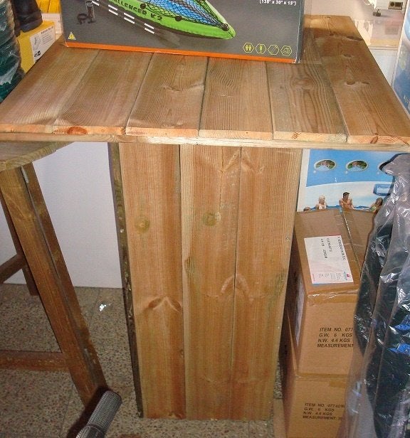 Statafel geimpregneerd hout 17mm x 140mm., Tuin en Terras, Ophalen, Nieuw, Minder dan 180 cm, Planken
