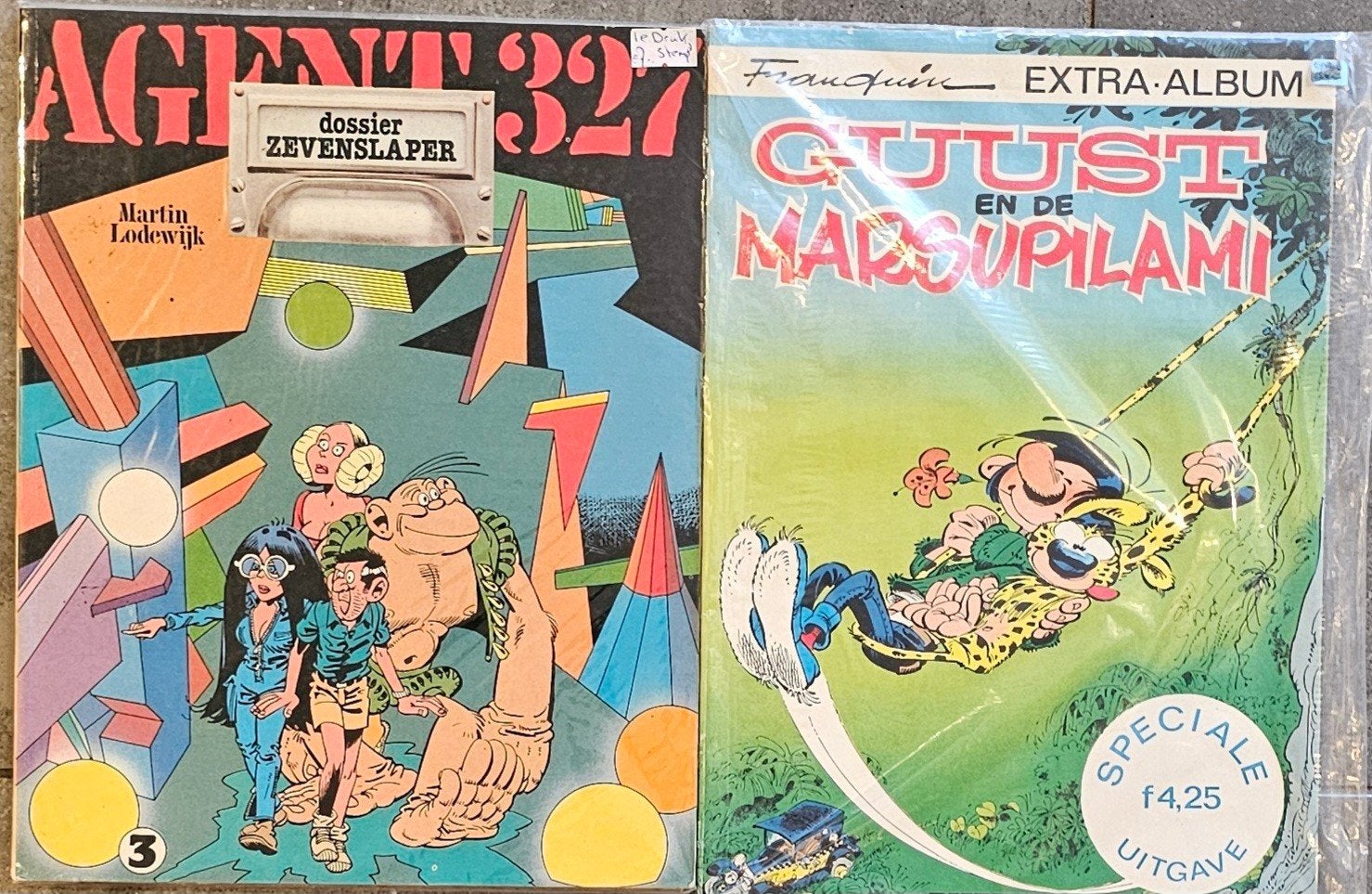 Agent 327 Dossier & Guust en de Marsupilami, Meerdere stripboeken, Ophalen of Verzenden, Zo goed als nieuw, Martin Lodewijk, Franquin
