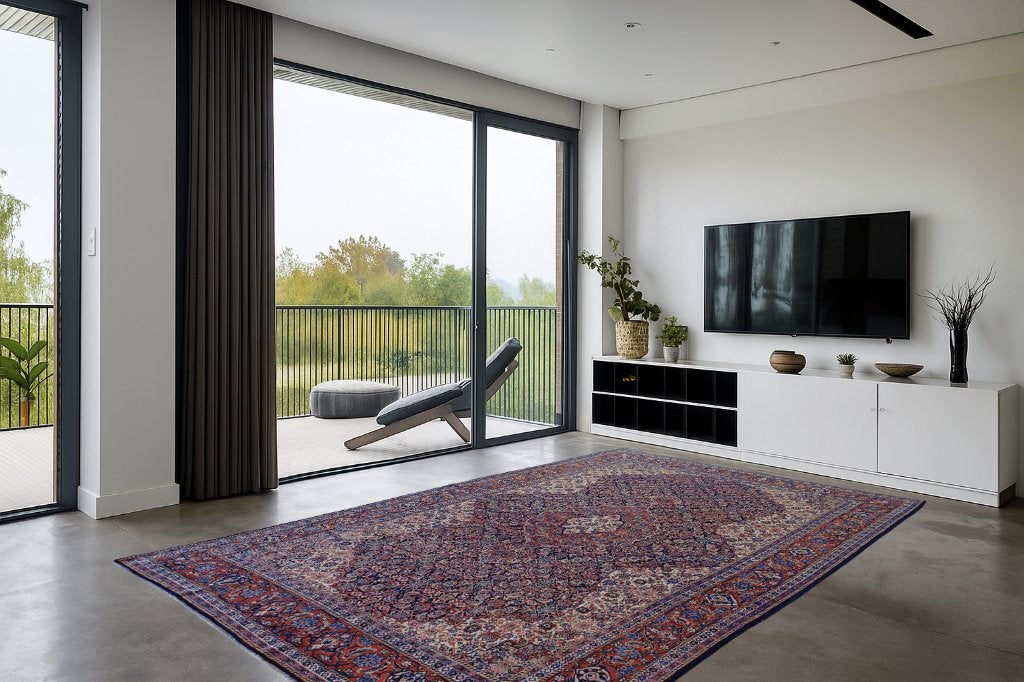 Perzisch tapijt - Sarouk - 339 x 212 cm - Handgeknoopt, Antiek - Klassiek - Modern - Eclectisch, -, -, 200 cm of meer