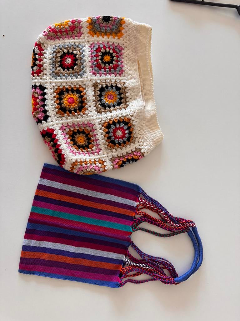 Set van 2 unieke tassen: handgemaakt en Mexicaans design, Ophalen of Verzenden, Nieuw