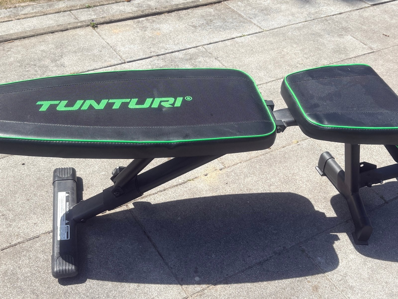 Tunturi Fitnessbank - Verstelbaar en Compact, Sport en Fitness, Fitnessmaterialen, Ophalen, Gebruikt, Armen, Fitnessbank