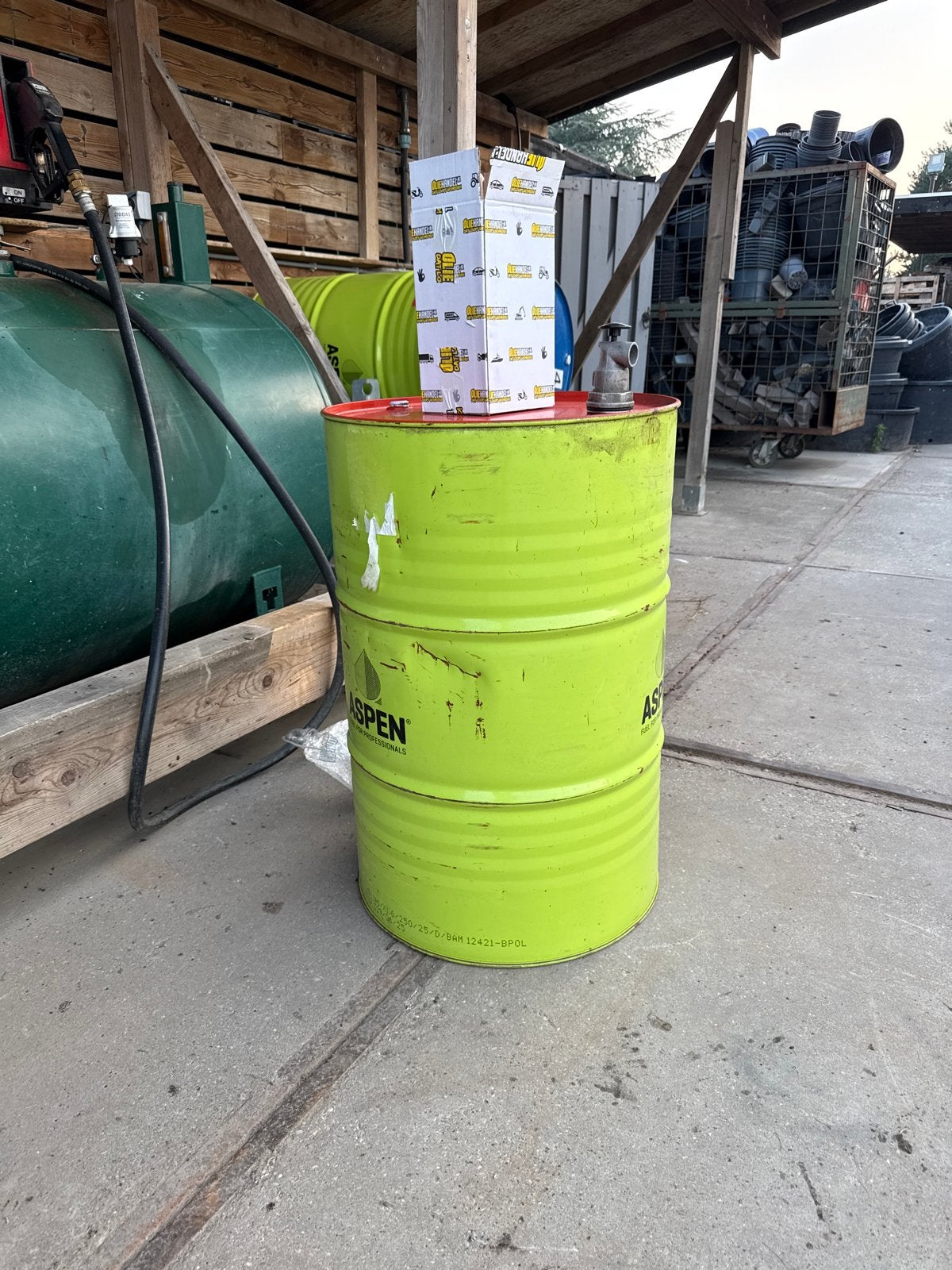 Vuurton  200 Liter -, Ophalen