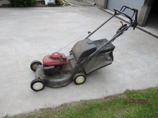 Grasmaaier Honda HRD536C, Tuin en Terras, Ophalen, Cirkelmaaier, Honda, Gebruikt