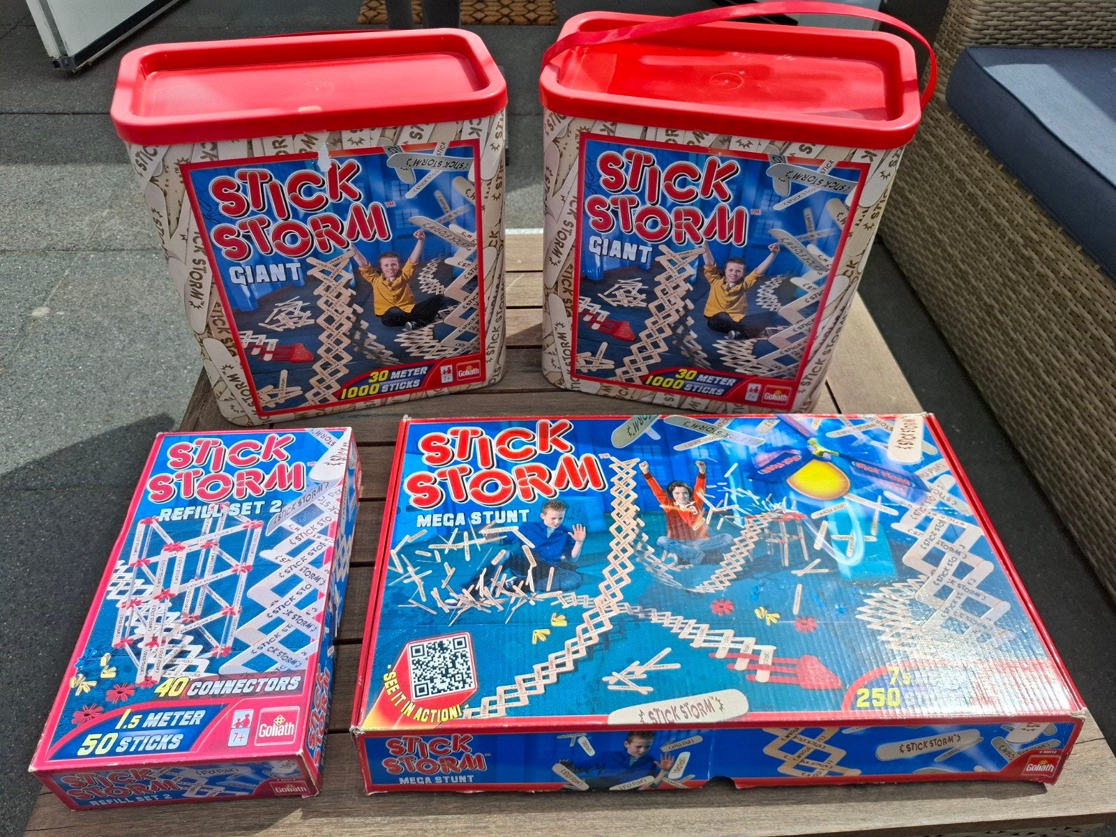 Stick Storm Giant & Mega Stunt - Bouwset, Ophalen