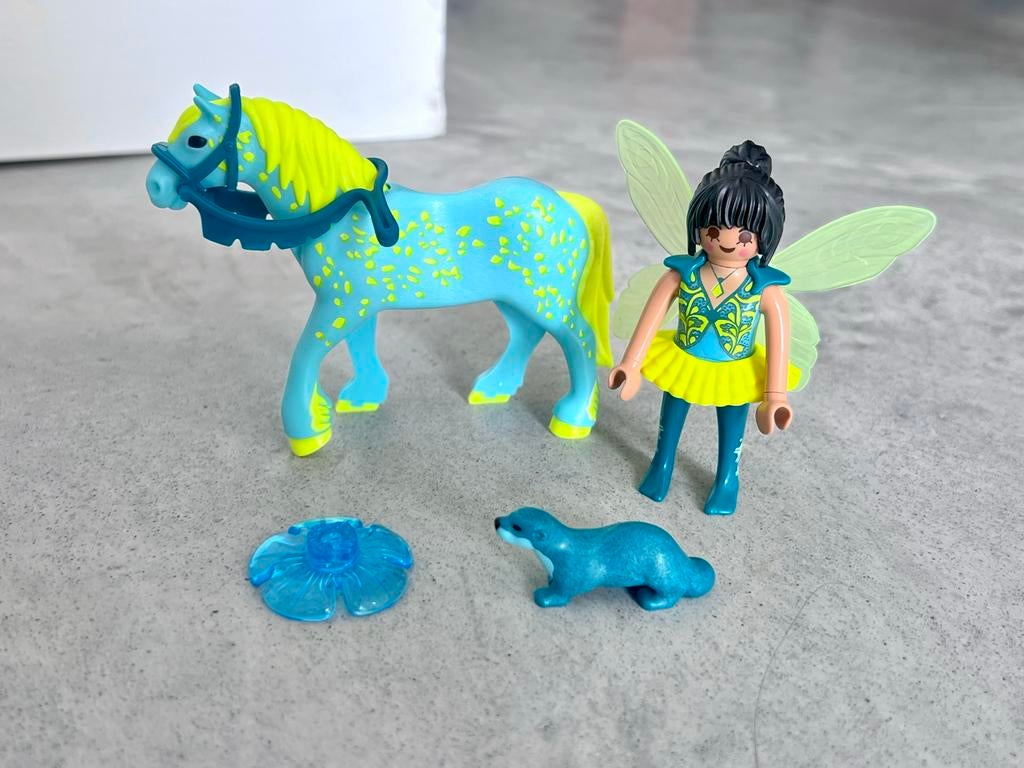 Playmobil Fee met Paard en Otter, Kinderen en Baby's, Speelgoed | Overig, Gebruikt, Meisje, Ophalen of Verzenden